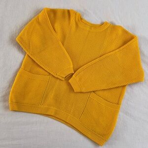 Bright Yellow Vintage Boxy Sweater